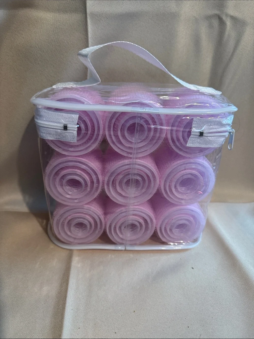 Brand New No-Heat Hair Roller Set 3 Sized Curlers & Case